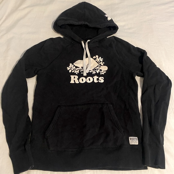 Roots Original Kanga Hoodie Black - Picture 2 of 3